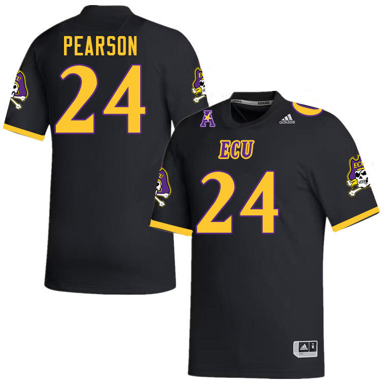 #24 Kyler Pearson East Carolina Pirates College Football Jersey Stitched-Black #24 Kyler Pearson East Carolina Pirates College Football Jersey Stitched-Black